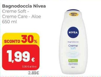 Coop Nivea Bagnodoccia 650 ml offerta