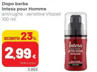 Coop Intesa pour Homme Dopo barba 100 ml offerta