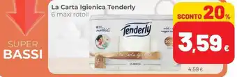 Coop Tenderly La Carta Igienica 6 maxi rotoli offerta