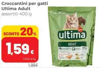 Coop Ultima Adult Croccantini per gatti 400 g offerta
