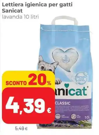 Coop Sanicat Lettiera igienica per gatti 10 litri offerta