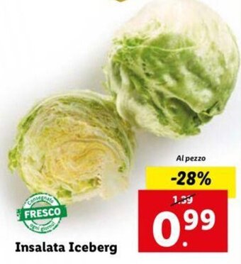 Lidl Insalata Iceberg offerta