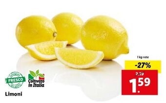 Lidl Limoni 1 kg rete offerta