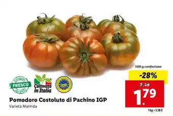 Lidl Pomodoro Costoluto di Pachino IGP 500 g confezione offerta