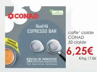 Conad Superstore Conad caffe' cialde 50 cialde offerta