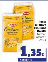 Ok Sigma Barilla pasta all'uovo emiliane offerta