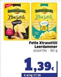 Ok Sigma Leerdammer fette xtrasottili offerta