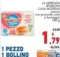 Conad Superstore Casa modena la merenda teneroni offerta
