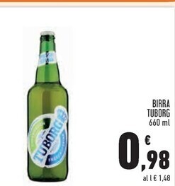 Conad Superstore Tuborg birra offerta