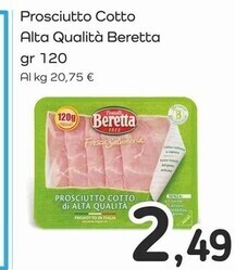 Famila Superstore Beretta prosciutto cotto alta qualita offerta