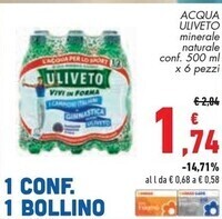 Conad Superstore Uliveto acqua offerta
