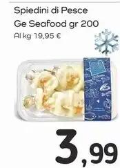 Seafood spiedini di pesce ge