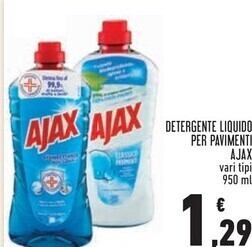 Conad Superstore Ajax detergente liquido per pavimenti offerta