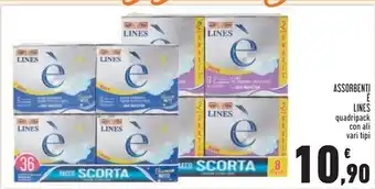 Conad Superstore Lines e assorbenti offerta