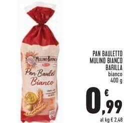 Conad Superstore Barilla pan bauletto mulino bianco offerta