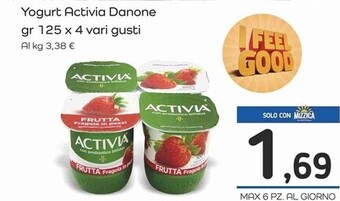 Famila Superstore Danone yogurt activia offerta