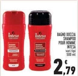 Conad Superstore Intesa bagno doccia shampoo pour homme offerta
