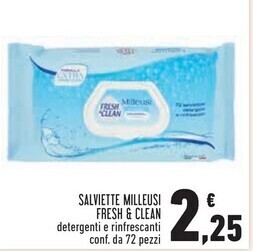 Conad Superstore Fresh & clean salviette milleusi offerta