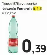 Famila Superstore Ferrarelle acqua effervescente naturale offerta