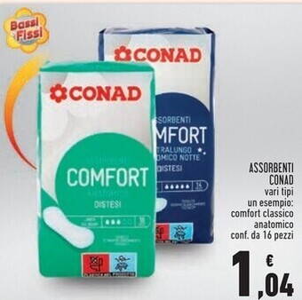 Conad Superstore Conad assorbenti offerta