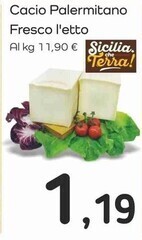 Famila Superstore Cacio palermitano fresco offerta