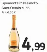 Famila Superstore Sant'orsola spumante millesimato offerta