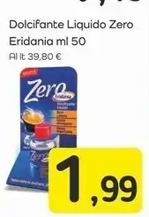 Famila Superstore Eridania dolcificante liquido zero offerta