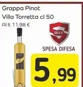 Famila Superstore Villa torretta grappa pinot offerta