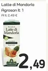 Famila Superstore Agrosan latte di mandorla offerta