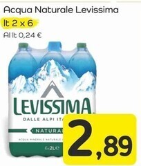 Levissima acqua naturale