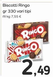 Famila Superstore Pavesi biscotti ringo offerta