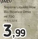 Famila Superstore Omia sapone liquido bio ricarica offerta
