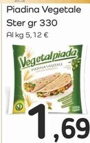 Ster piadina vegetale