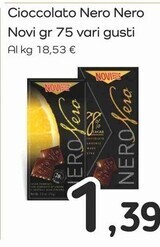 Famila Superstore Novi cioccolato nero nero offerta