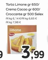 Famila Superstore Selex torta limone offerta