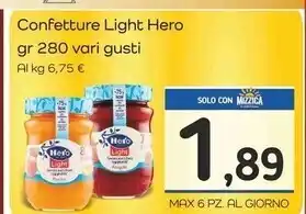 Famila Superstore Hero confetture light offerta