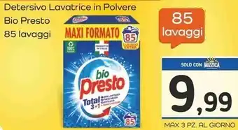 Famila Superstore Bio presto detersivo lavatrice in polvere offerta