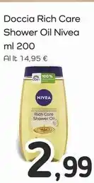 Famila Superstore Nivea doccia rich care shower oil offerta