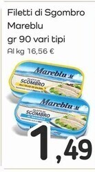 Famila Superstore Mareblu filetti di sgombro offerta