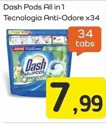 Famila Superstore Dash pods all in 1 tecnologia anti odore offerta