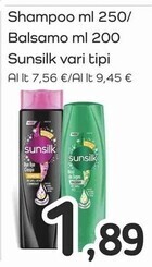 Famila Superstore Sunsilk shampoo offerta