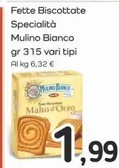 Famila Superstore Mulino bianco fette biscottate specialita offerta