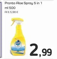 Famila Superstore Pronto aloe spray 5 in 1 offerta