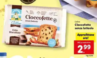 Cellino Cioccofette senza lattosio 360 g confezione