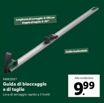 Lidl Parkside Guida di bloccaggio e di taglio offerta