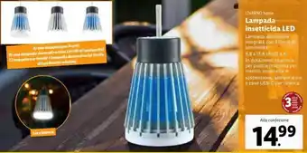 Lidl Livarni home Lampada insetticida LED offerta
