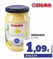 Sigma Sigma maionese offerta