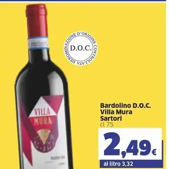 Sartori bardolino d.o.c villa mura