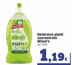 Winni's detersivo piatti concentrato