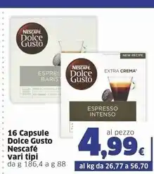 Sigma Nescafé capsule dolce gusto offerta